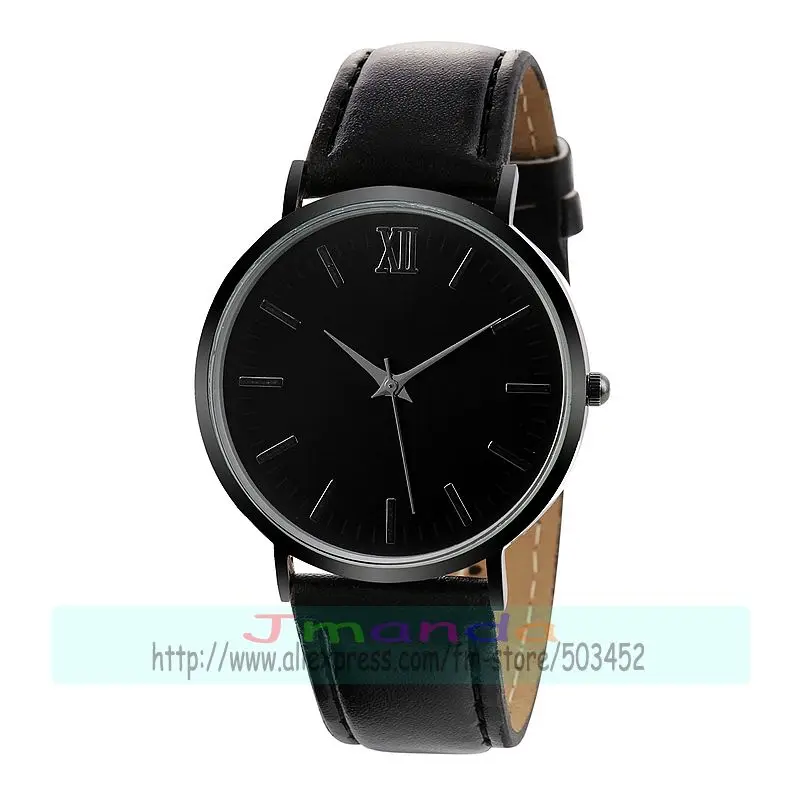 100pcs/lot 8402 new black belt no logo leather watch all black wrap quartz casual wrist watch wholesale clock for unisex
100pcs/lot 8402 new black belt no logo leather watch all black wrap quartz casual wrist watch wholesale clock for unisex
