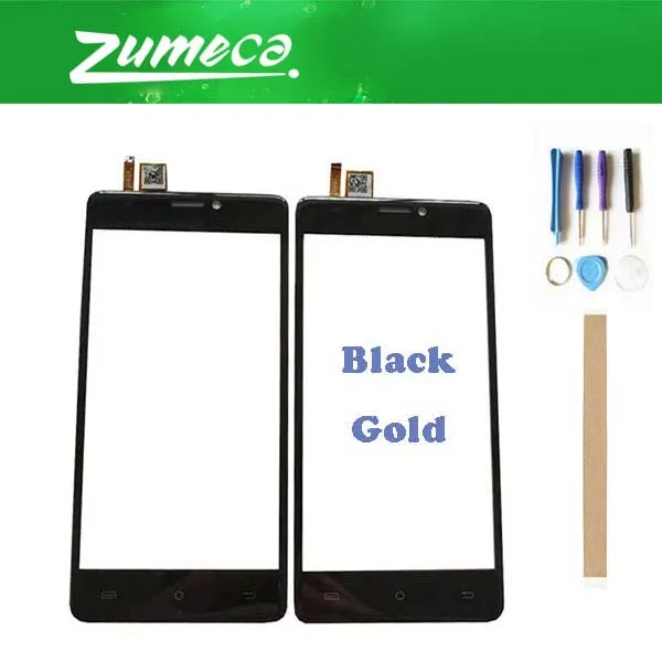 5.0 Inch High Quality For Cubot H3 Touch Screen Digitizer Panel Lens Glass Black Gold Color With Tape&ampTool | Мобильные телефоны