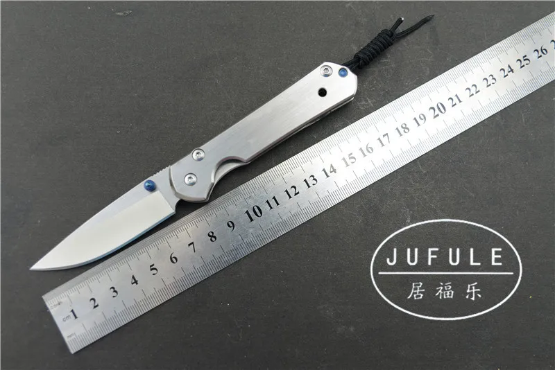 Фото JUFULE маленький Sebenza 21 складной нож Ножи для шашлыков 5CR15 лезвие стальная ручка