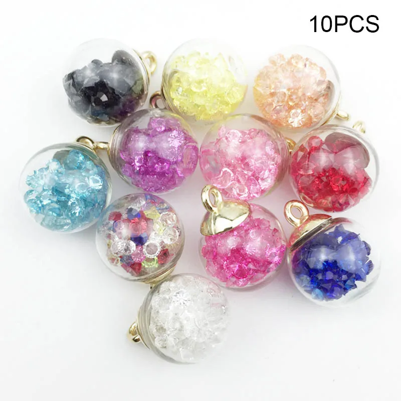 10Pcs Christmas Crystal Glass Ball Charms Jewelry Earrings Necklace Making Pendant LL@17
10Pcs Christmas Crystal Glass Ball Charms Jewelry Earrings Necklace Making Pendant LL@17