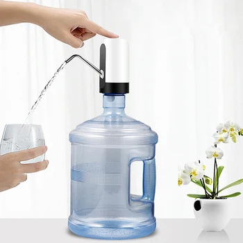 Electric USB Recharging Drinking Water Pump For Bottle Portable Automatic Water Dispenser Pump Tap Wholesale White Black 
Electric USB Recharging Drinking Water Pump For Bottle Portable Automatic Water Dispenser Pump Tap Wholesale White Black