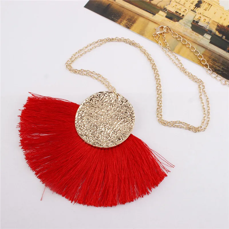ZCHLGR Ethnic Long chain Women's necklaces Bohemia Round Hollow Tassel necklace for women Vintage Charm Sweater chain 2019
ZCHLGR Ethnic Long chain Women's necklaces Bohemia Round Hollow Tassel necklace for women Vintage Charm Sweater chain 2019