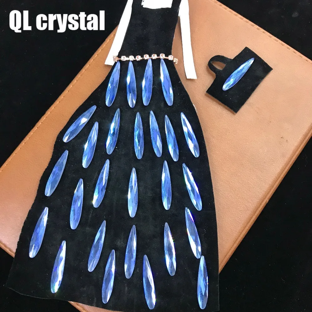 QL crystal 6x30mm Crystal popular DIY Clothes garments shose bags glue on flatbacks glass crystal rhinestones
QL crystal 6x30mm Crystal popular DIY Clothes garments shose bags glue on flatbacks glass crystal rhinestones