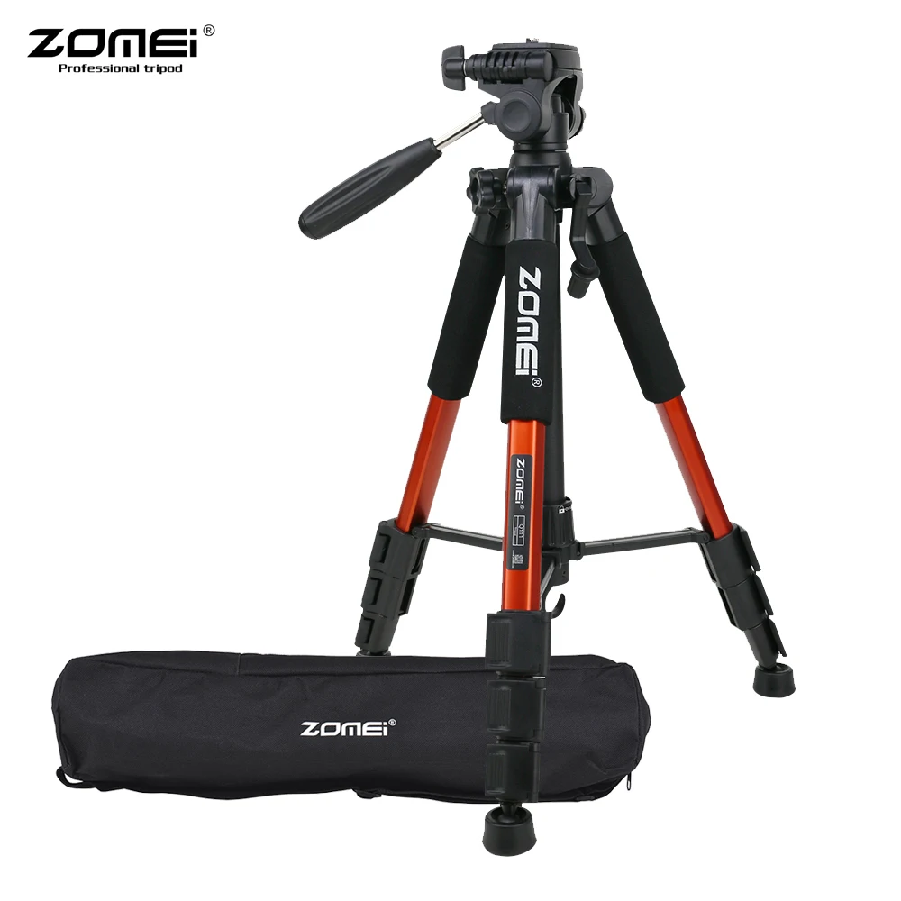 ZOMEI Q111 142cm/56" Lightweight Portable 4 Colors Camera Travel Tripod with Quick Release Plate for Canon Nikon Sony DSLR
ZOMEI Q111 142cm/56" Lightweight Portable 4 Colors Camera Travel Tripod with Quick Release Plate for Canon Nikon Sony DSLR