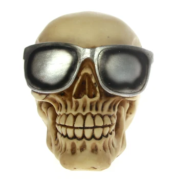 1Piece Stylish Skull Head with Sunglasses Shades Sunglass Skull Statue Figurine Skeleton Cool For Premium Home Garden Decor
1Piece Stylish Skull Head with Sunglasses Shades Sunglass Skull Statue Figurine Skeleton Cool For Premium Home Garden Decor