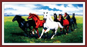 Eight steeds galloping Animal cross stitch kits 14ct white 11ct printed embroidery DIY handmade needle work wall home decor
Eight steeds galloping Animal cross stitch kits 14ct white 11ct printed embroidery DIY handmade needle work wall home decor
