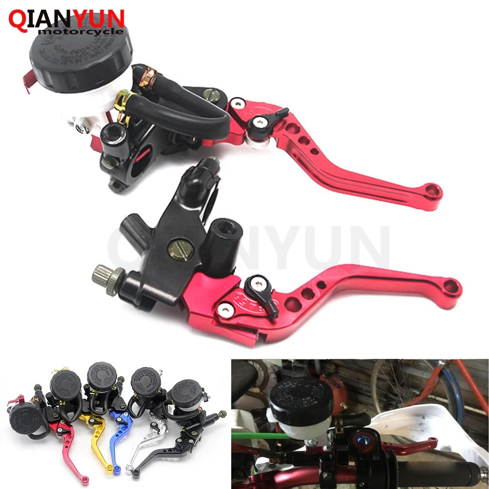Universal motorcycle brake clutch pump lever Radial master cylinder 7/8" 22mm For Kawasaki ER-6F ZX-6 ZX9R Z750 NINJA 650R Z750S
Universal motorcycle brake clutch pump lever Radial master cylinder 7/8" 22mm For Kawasaki ER-6F ZX-6 ZX9R Z750 NINJA 650R Z750S