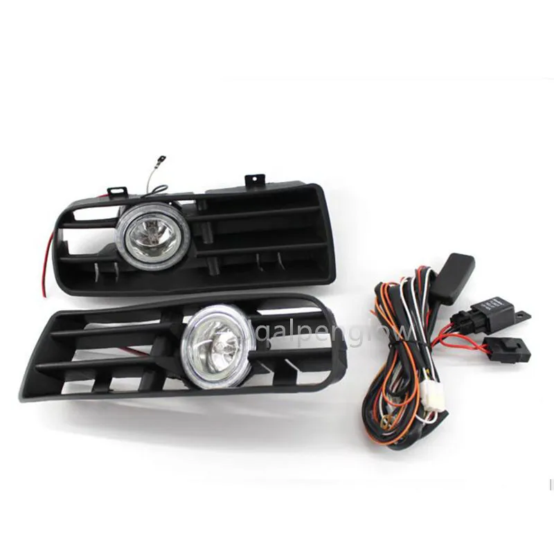 Front Lower Bumper Grille Driving Angel eyes halogen Fog Lamp Light Set For 1998-2005 VW GOLF MK4
Front Lower Bumper Grille Driving Angel eyes halogen Fog Lamp Light Set For 1998-2005 VW GOLF MK4