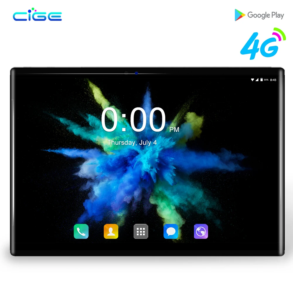 CIGE 4G LTE 10.1' Tablets Android 8.0 Octa Core Ram 6GB ROM 64GB Dual Camera 8MP Dual SIM Tablet PC Wifi GPS bluetooth phone
CIGE 4G LTE 10.1' Tablets Android 8.0 Octa Core Ram 6GB ROM 64GB Dual Camera 8MP Dual SIM Tablet PC Wifi GPS bluetooth phone