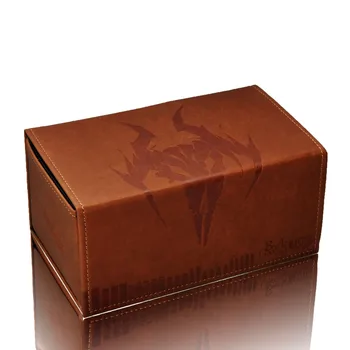 TW Hand Made Genniue Leather Opposite Open Cards Box Wild Western Cow Head Deck Case Suitable for Game King Holding 180 Cards
TW Hand Made Genniue Leather Opposite Open Cards Box Wild Western Cow Head Deck Case Suitable for Game King Holding 180 Cards