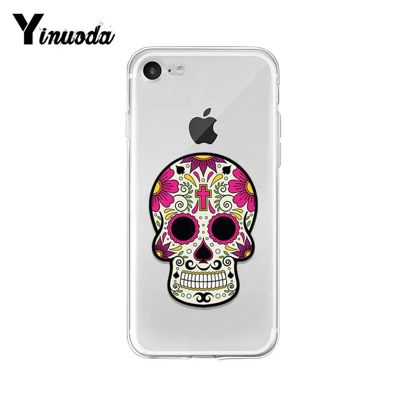 Fashion Retro Style Flower Skull