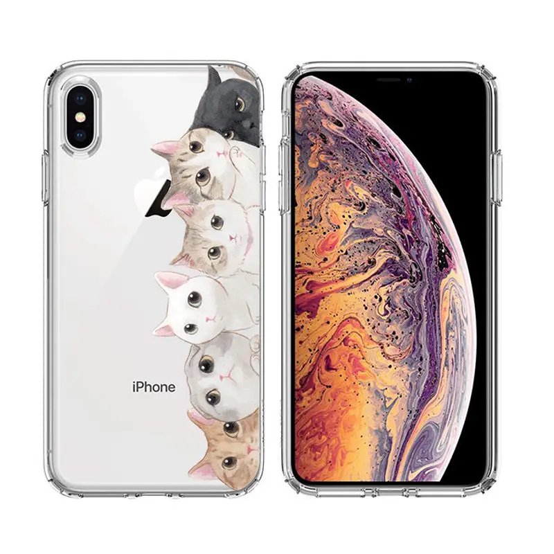 Arvin Painted Case FOR Iphone 5 5S 6s Plus X XS Max XR Soft Silicon Cover FOR Iphone 6s Clear Protective TPU Back Cover for 7 8 (10)