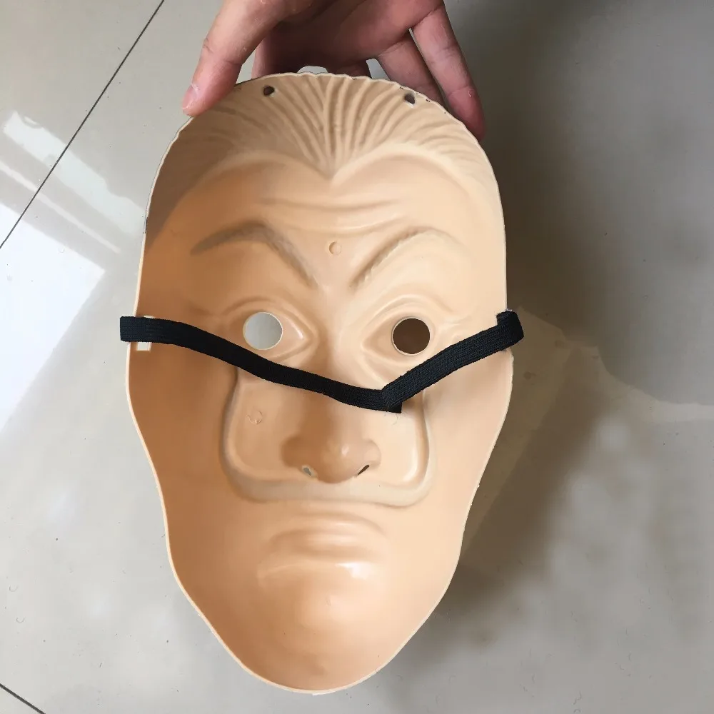 Salvador Dali Masks 2018 Hot Sale La Casa De Papel Clown Face Cosplay ABS Masks Halloween Party Masquerade Props4