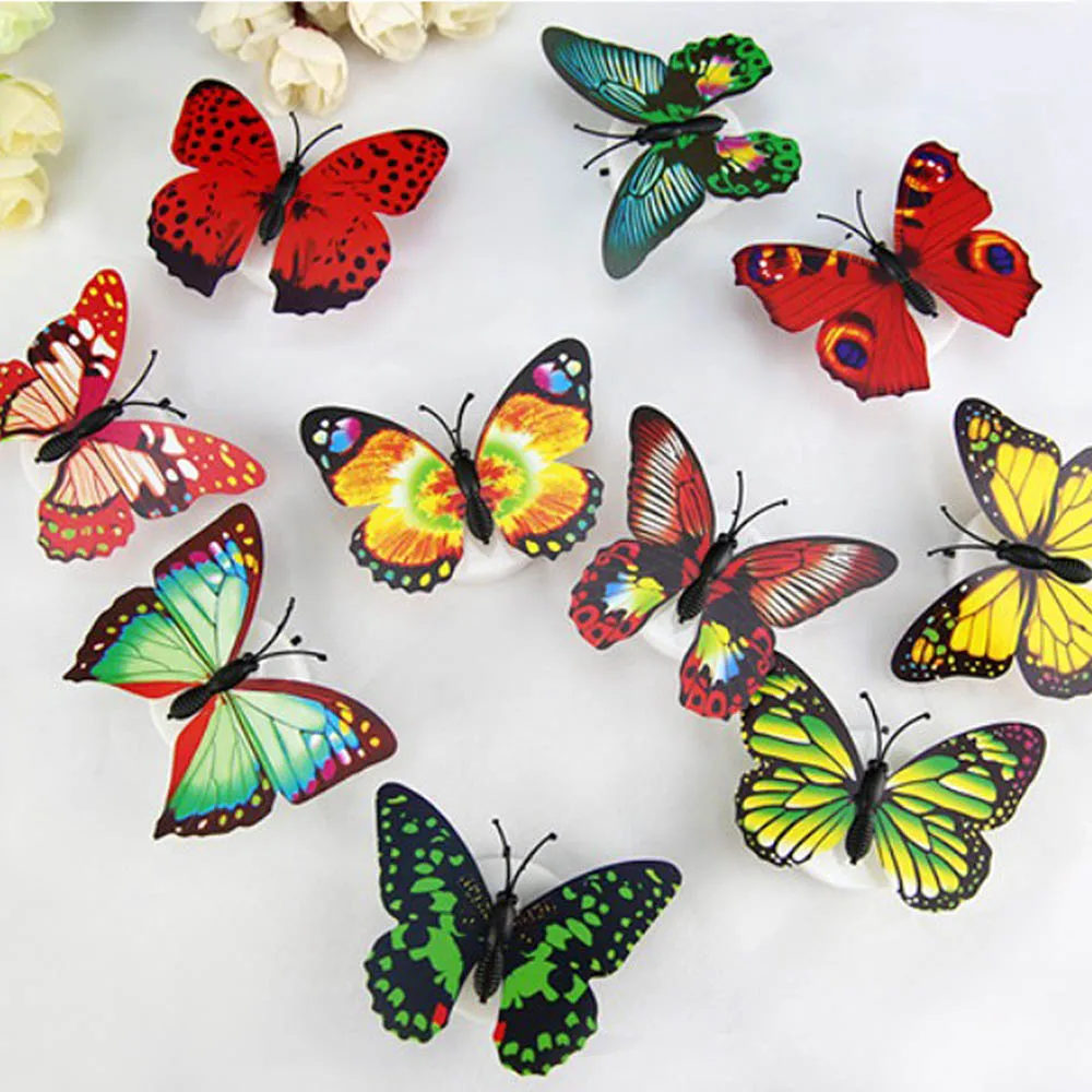 LED Butterfly Shape 7 Colors Automatic Changing Night Lamp With Suction Cup Home Party Wedding Wall Pasting Decoration Light
LED Butterfly Shape 7 Colors Automatic Changing Night Lamp With Suction Cup Home Party Wedding Wall Pasting Decoration Light