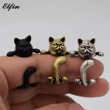 Elfin Wholesale Vintage Adjustable Garfield Cat Ring Men Fashionable Cute Jewellery Rings For Women Anillos Mujer Warcraft
Elfin Wholesale Vintage Adjustable Garfield Cat Ring Men Fashionable Cute Jewellery Rings For Women Anillos Mujer Warcraft