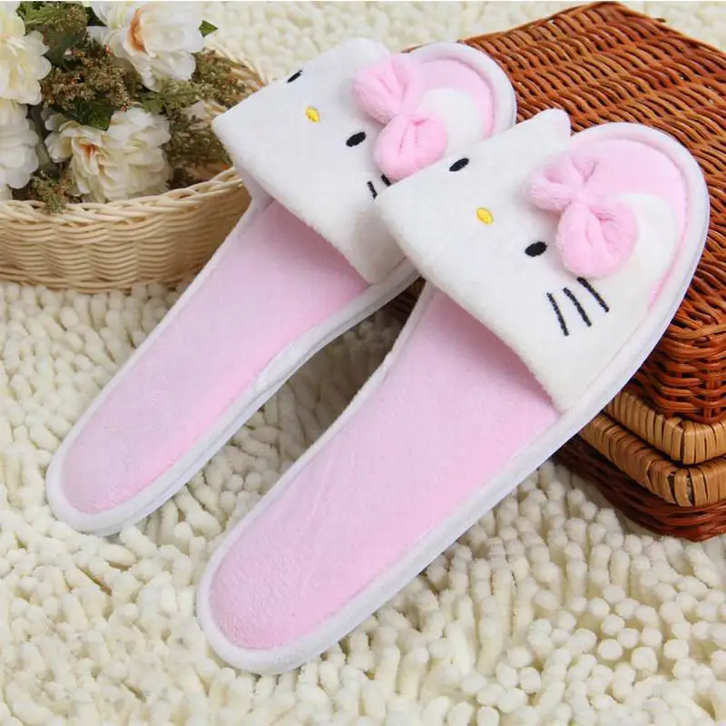 girls kitty slippers