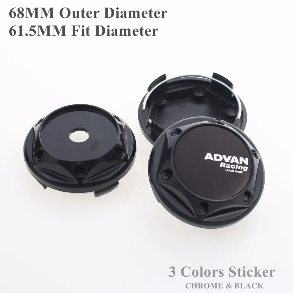 4PCS/LOT 68mm Wheel Center Cap With ADVAN Logo Sticker Emblem Rims Hub Caps Fit Clip Diameter 61.5MM Calota Tampa Centro Roda
4PCS/LOT 68mm Wheel Center Cap With ADVAN Logo Sticker Emblem Rims Hub Caps Fit Clip Diameter 61.5MM Calota Tampa Centro Roda