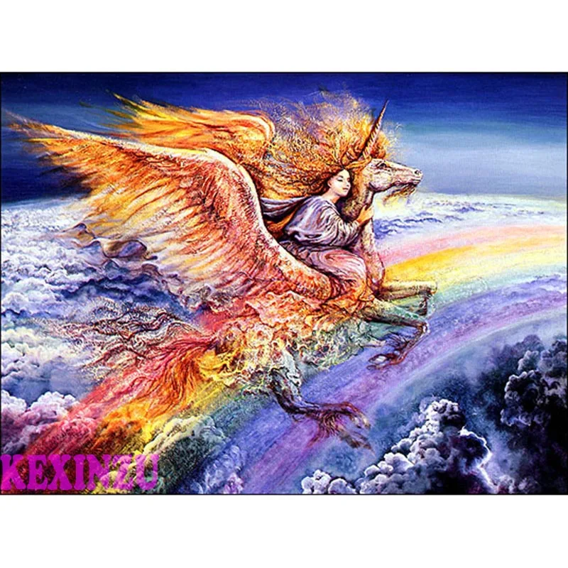 Josephine Wall - Flight to Aquarius