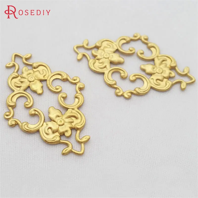 (29452)20PCS 36x23MM Not plated color Brass Flower Decorative Spacers Diy Jewelry Findings Accessories Wholesale
(29452)20PCS 36x23MM Not plated color Brass Flower Decorative Spacers Diy Jewelry Findings Accessories Wholesale