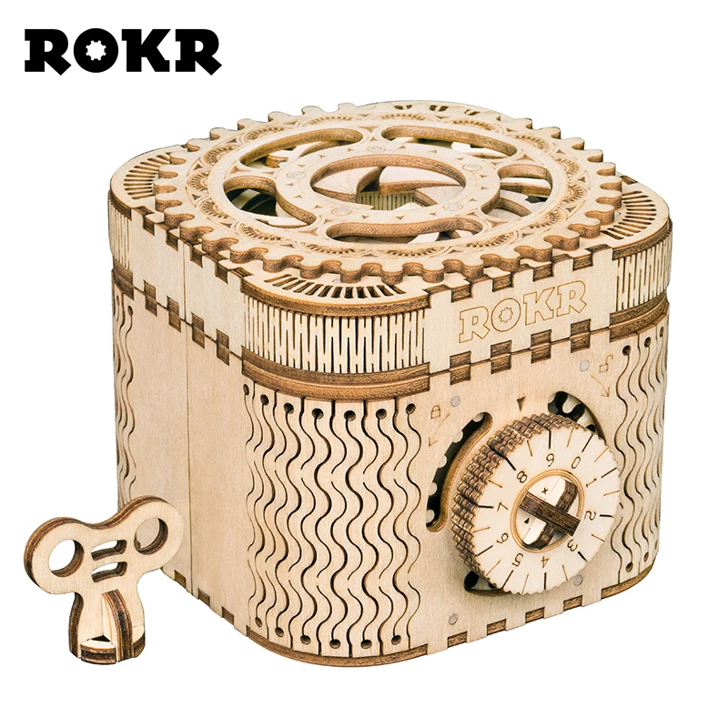 ROKR DIY 3D Wooden Puzzle Storage Box Treasure Box Assembly Model Building Kit Toys for Children Adult LK502 Drop Shipping
ROKR DIY 3D Wooden Puzzle Storage Box Treasure Box Assembly Model Building Kit Toys for Children Adult LK502 Drop Shipping