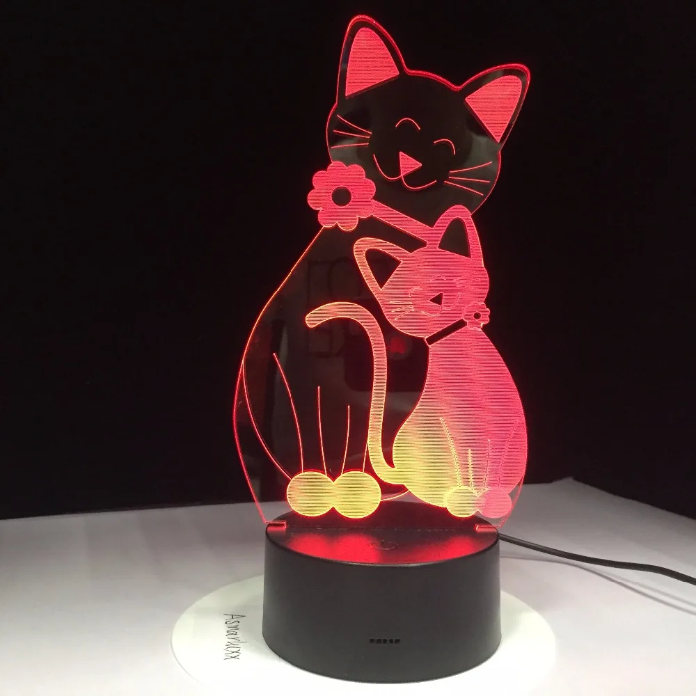 Cute Flash Cat Lamp 7 Colors Changing Nightlight Atmosphere Light 3D Cat Mood Touch Lamp Home Decor Kids Gifts Drop Shipping
Cute Flash Cat Lamp 7 Colors Changing Nightlight Atmosphere Light 3D Cat Mood Touch Lamp Home Decor Kids Gifts Drop Shipping