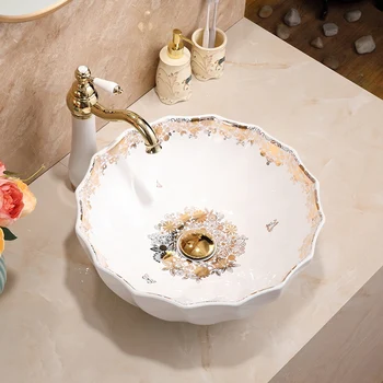 Jane Europe modern wash basin large creative above counter basin round art basin home washbasin bathroom ceramics LO622230
Jane Europe modern wash basin large creative above counter basin round art basin home washbasin bathroom ceramics LO622230