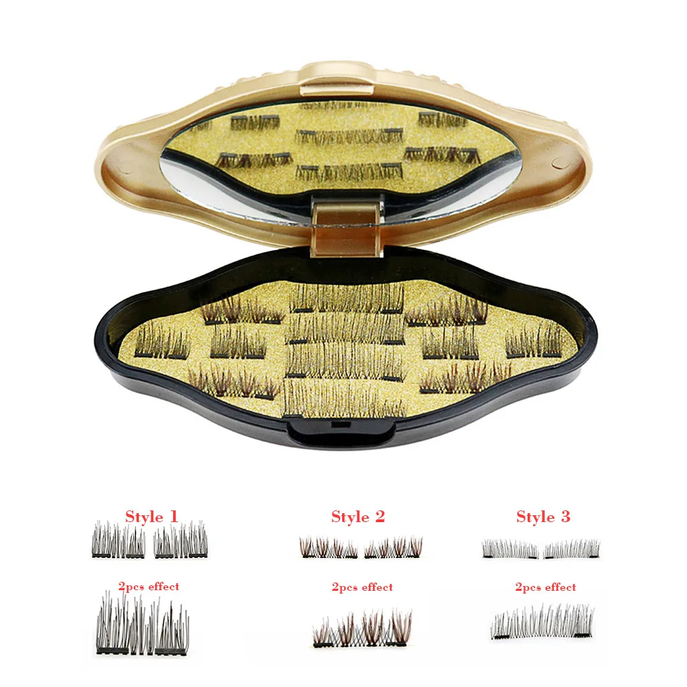 3 Pairs/12pcs Makeup Magnetic Eyelashes Dual Triple Magnet Eye Lashes 3D Ultra Eyelash Extension Mink Eyelashes Maquiagem
3 Pairs/12pcs Makeup Magnetic Eyelashes Dual Triple Magnet Eye Lashes 3D Ultra Eyelash Extension Mink Eyelashes Maquiagem