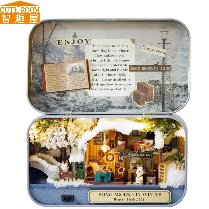 CUTE ROOM DIY Wooden House Miniaturas with Furniture DIY Miniature House Dollhouse Toys for Children Christmas and Birthday v6
CUTE ROOM DIY Wooden House Miniaturas with Furniture DIY Miniature House Dollhouse Toys for Children Christmas and Birthday v6