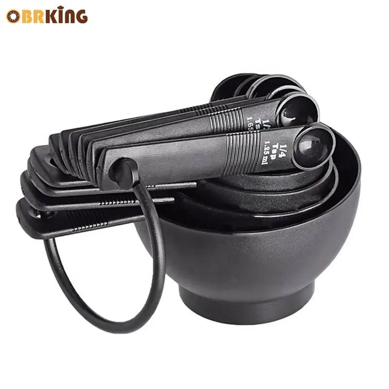 OBRKING Plastic 10pcs Measuring Spoons Set Sugar Coffee Beans Powder Scoop Milk Powder Spoon Measuring Cup Baking Accessories
OBRKING Plastic 10pcs Measuring Spoons Set Sugar Coffee Beans Powder Scoop Milk Powder Spoon Measuring Cup Baking Accessories