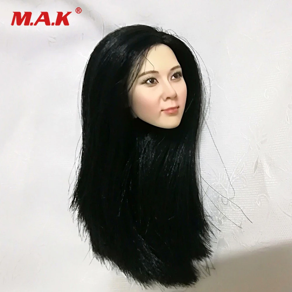 1/6 Scale Korean Star Pale tone black Long Hair Head Fit 12inch Woman Body ph female Action Figures
1/6 Scale Korean Star Pale tone black Long Hair Head Fit 12inch Woman Body ph female Action Figures