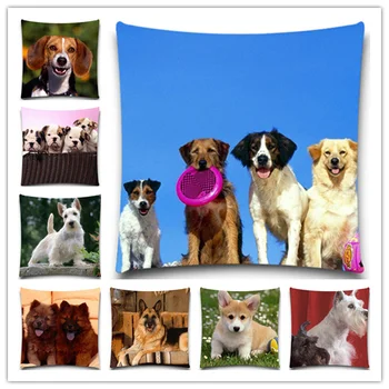 Beautiful dog Cushion Cover Cotton Polyester Pillow case Animal Christmas gift Cushion Throw Decorative Home 5 size 9 style
Beautiful dog Cushion Cover Cotton Polyester Pillow case Animal Christmas gift Cushion Throw Decorative Home 5 size 9 style