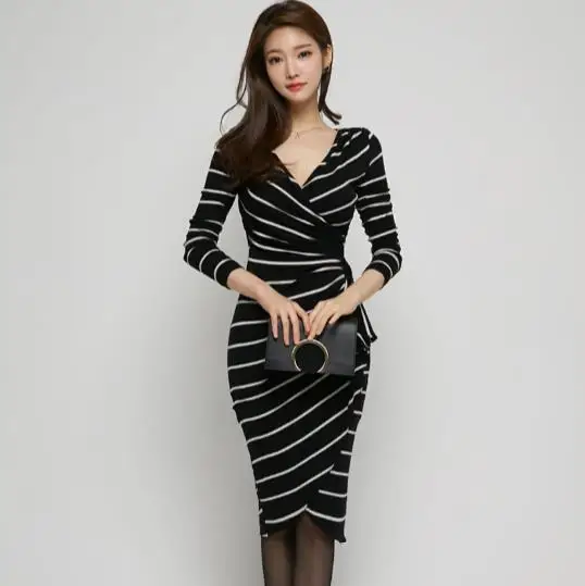 2019 New Winter Spring Women Dress Casual Long sleeve V-neck Elegant Bodycon dress Work Party Dresses vestidos Z903
2019 New Winter Spring Women Dress Casual Long sleeve V-neck Elegant Bodycon dress Work Party Dresses vestidos Z903