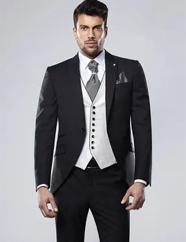 Mucielee Black Male Terno Masculino Blazer Masculino Slim Fit Men Suits Wedding Suits For Men 3 Pieces (jacket+pants+Vest)
Mucielee Black Male Terno Masculino Blazer Masculino Slim Fit Men Suits Wedding Suits For Men 3 Pieces (jacket+pants+Vest)
