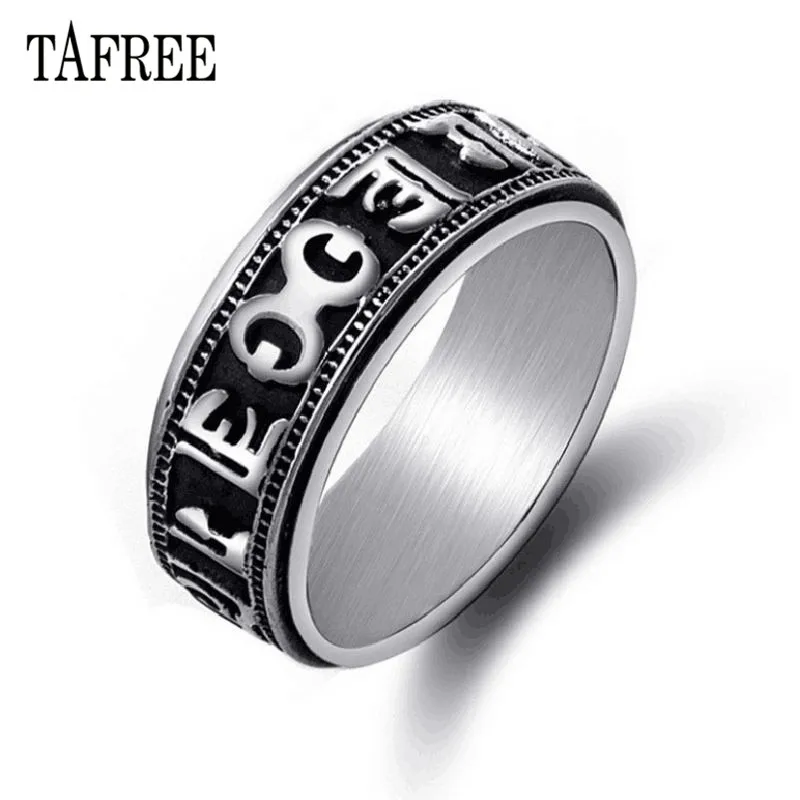 TAFREE High Quality Tibetan Silver Blessing Ring "Om Mani Padme Hum" Sanskrit Buddhist Mantra Ring For Men Woman RI15
TAFREE High Quality Tibetan Silver Blessing Ring "Om Mani Padme Hum" Sanskrit Buddhist Mantra Ring For Men Woman RI15