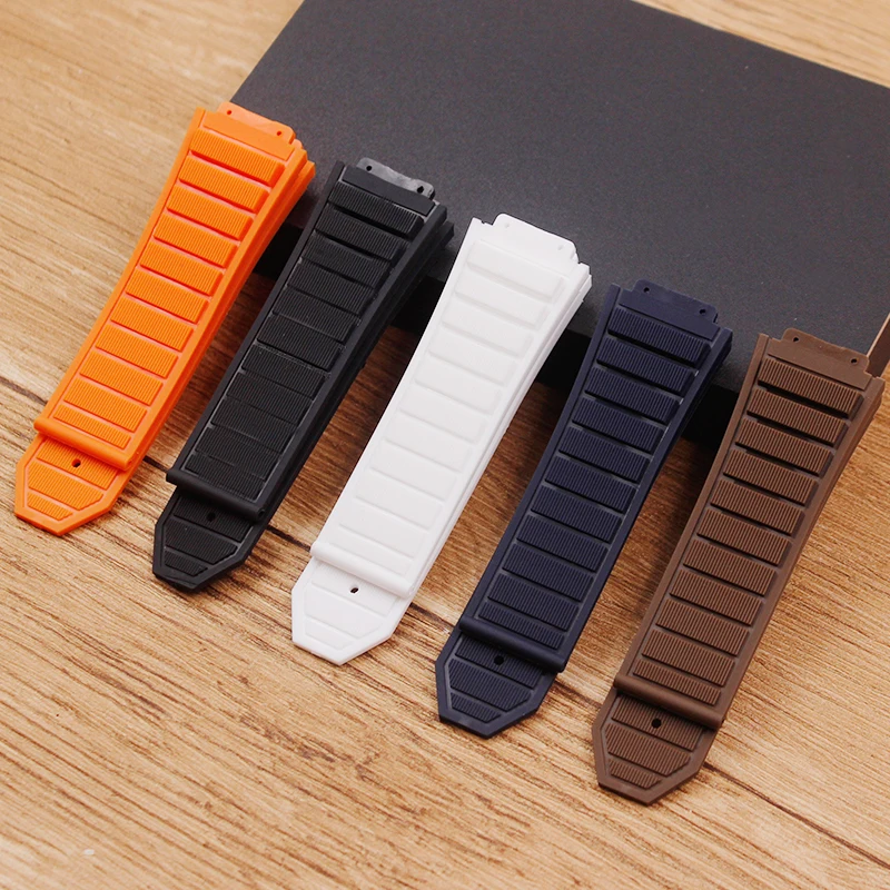 Watch Accessories Rubber Silicone Strap Strap Applies for Hublot Hublot Big Bang Watch Band Men 19mm x29mm Folding Buckle
Watch Accessories Rubber Silicone Strap Strap Applies for Hublot Hublot Big Bang Watch Band Men 19mm x29mm Folding Buckle