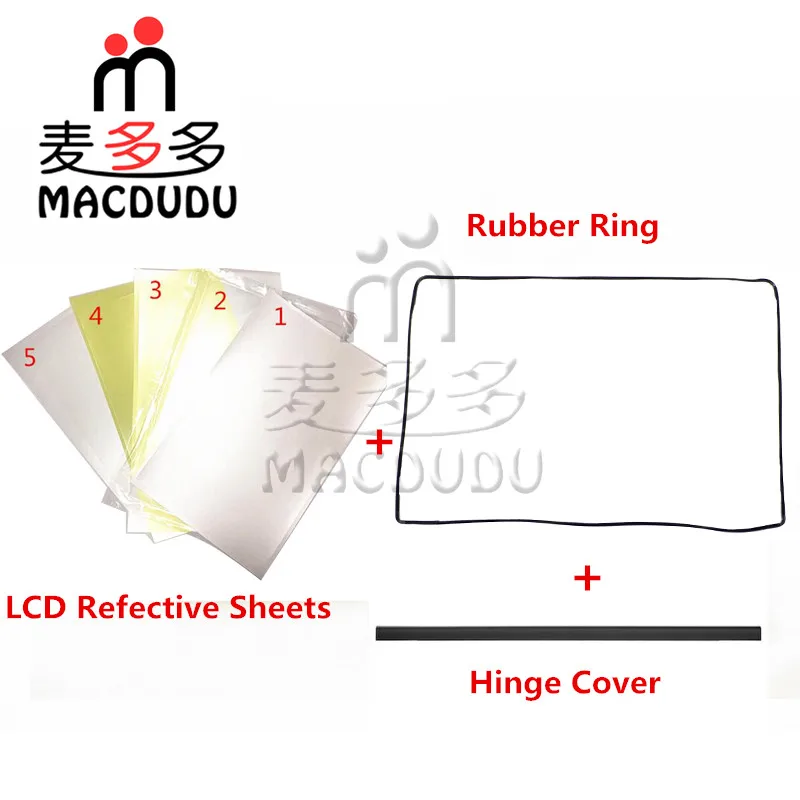 NEW 5pcs/set LED LCD Screen Display Back Rear Reflective Sheets Backlight for Macbook Air 11" A1370 A1465 13" A1369 A1466
NEW 5pcs/set LED LCD Screen Display Back Rear Reflective Sheets Backlight for Macbook Air 11" A1370 A1465 13" A1369 A1466