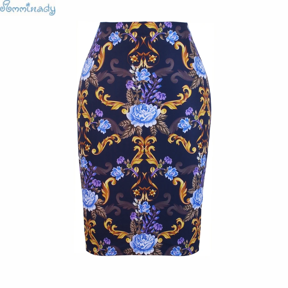 low price S-4XL women pencil skirt elegant blue flower print fashion girl midi bottoms big size bodycon faldas free shipping
low price S-4XL women pencil skirt elegant blue flower print fashion girl midi bottoms big size bodycon faldas free shipping