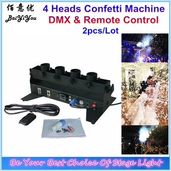 DJ Wedding Celebration 4 Shots Confetti Streamer Cannon Machine Party DMX Four Head Electric Paper Confetti Launcher Machine
DJ Wedding Celebration 4 Shots Confetti Streamer Cannon Machine Party DMX Four Head Electric Paper Confetti Launcher Machine