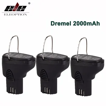 3x Eleoption 10.8V 8001-01 Replacement Battery for Dremel 855-01 855-02 8000-01 8001-02 Li-ion 2000mAh 
3x Eleoption 10.8V 8001-01 Replacement Battery for Dremel 855-01 855-02 8000-01 8001-02 Li-ion 2000mAh