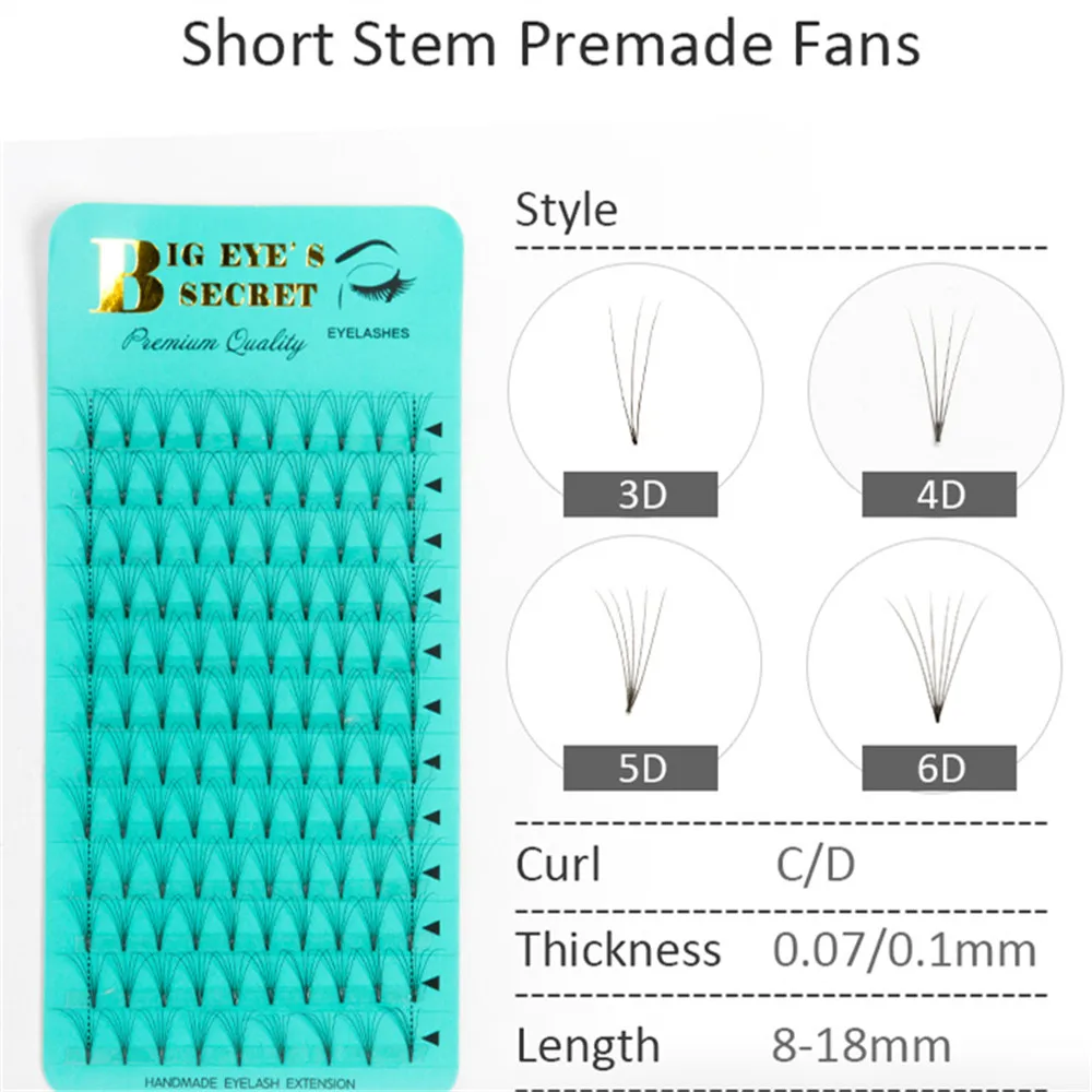 Handmade Volume Lash Extension Premade Fans Natural Soft Eyelash Extension Premade Volume Fans 8-18mm Russian Volume Lash Fans
Handmade Volume Lash Extension Premade Fans Natural Soft Eyelash Extension Premade Volume Fans 8-18mm Russian Volume Lash Fans