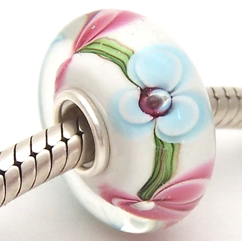 PJG890 100% S925 Sterling Silver Beads Murano Glass beads Fit European Charms Bracelet charms diy jewelry Lampwork GlassBeads
PJG890 100% S925 Sterling Silver Beads Murano Glass beads Fit European Charms Bracelet charms diy jewelry Lampwork GlassBeads