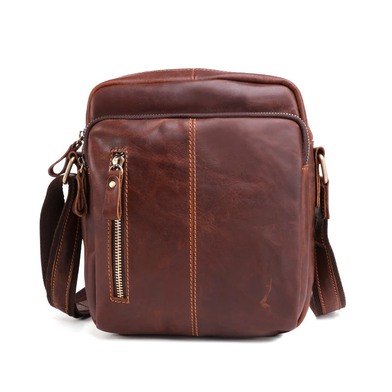 Genuine Leather Men Handbag Bag Male Messenger Shoulder Bag Men's Crossbody Mini Bag Crazy Horse Business Briefcase Casual Totes
Genuine Leather Men Handbag Bag Male Messenger Shoulder Bag Men's Crossbody Mini Bag Crazy Horse Business Briefcase Casual Totes