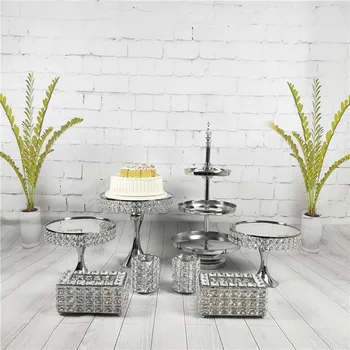 5pcs -8pcs/set Silver Mirrored Cupcake Stand Pedestal Round Metal Dessert Wedding Party Display Tower with Mirror Surfaces
5pcs -8pcs/set Silver Mirrored Cupcake Stand Pedestal Round Metal Dessert Wedding Party Display Tower with Mirror Surfaces