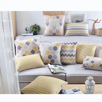 Wholesales Linen Pillow Cover Yellow Grey Cushion Cover Nordico Geometric Style Home Decorative Pillow Case 60x60cm/55x55cm
Wholesales Linen Pillow Cover Yellow Grey Cushion Cover Nordico Geometric Style Home Decorative Pillow Case 60x60cm/55x55cm