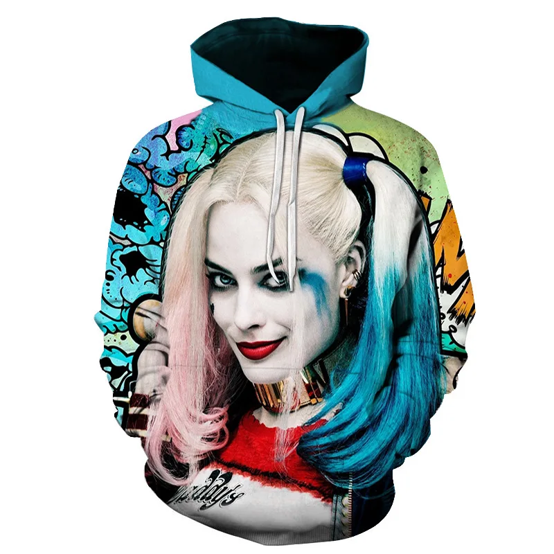 Harley Quinn Suicide Squad Sweatshirts Hoodie Cosplay Costume Lovers Sweetheart Hooded Baseball uniform
Harley Quinn Suicide Squad Sweatshirts Hoodie Cosplay Costume Lovers Sweetheart Hooded Baseball uniform