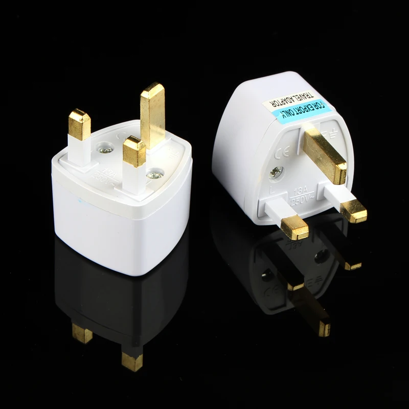 Universal Travel Power Plug Adapter EU EURO AU US to UK Adaptor Converter 3 Pin AC Power Plug Adaptor Connector
Universal Travel Power Plug Adapter EU EURO AU US to UK Adaptor Converter 3 Pin AC Power Plug Adaptor Connector