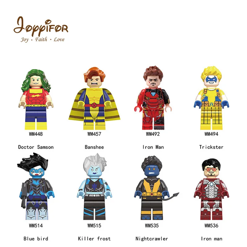 Joyyifor Shipping Superhero DIY Blocks Ninjagoes Model Building Blocks Compatible With Legoingly BANSHEE IRON MAN TRICKSTER
Joyyifor Shipping Superhero DIY Blocks Ninjagoes Model Building Blocks Compatible With Legoingly BANSHEE IRON MAN TRICKSTER