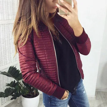 2018 Women Fashion Jacket Slim Outwear Coat Long Sleeve Zipper Up Casual Streetwear
2018 Women Fashion Jacket Slim Outwear Coat Long Sleeve Zipper Up Casual Streetwear