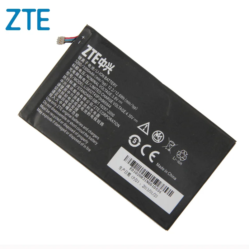 

Original ZTE Li3832T43P3h965844 Phone battery For ZTE memo 5S Grand Memo N5S U5S V5S Grand Memo N5 U9815 U5 3200mAh