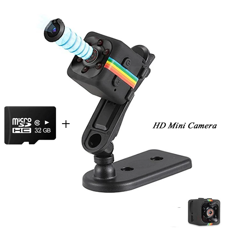 SQ 11 HD 1080P Mini Camera Sport DVR Video Camera DV Night Vision Micro Camera Recorder Video Micro Memory Card TF Card 32GB
SQ 11 HD 1080P Mini Camera Sport DVR Video Camera DV Night Vision Micro Camera Recorder Video Micro Memory Card TF Card 32GB